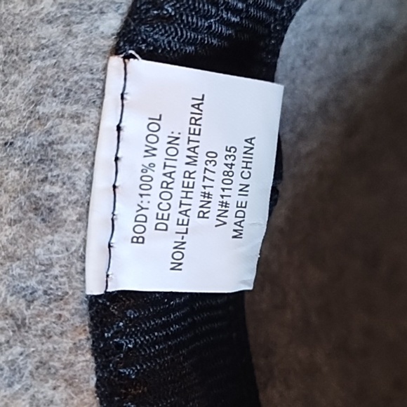 Gray Wool Hat - Picture 6 of 6